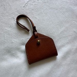 Madewell leather luggage tag